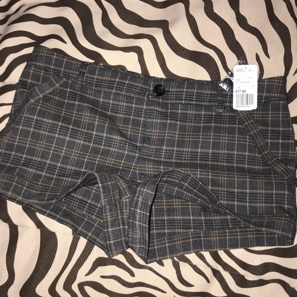 Plaid shorts